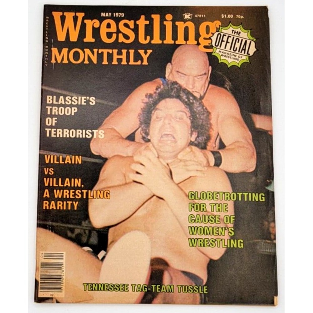 WRESTLING MONTHLY MAY 1979 FRED BLASSIE HIGH CHIEF PETER MALVIA KEVIN SULLIVAN